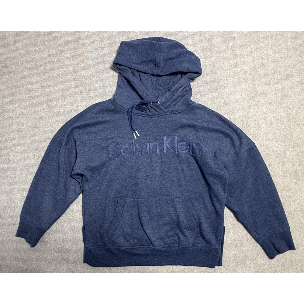 Calvin Klein Performance Hoodie Mens Large Pullover Sweatshirt Embroidered